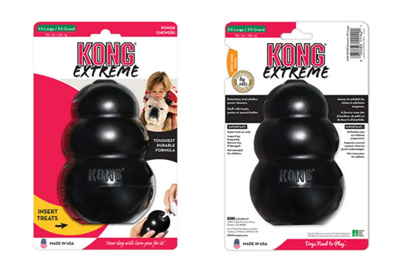 Brinquedo para cães KONG Extreme S-XXL com sua escolha de petisco para cães