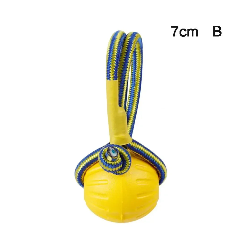 7/9cm Bola de borracha indestrutível, muito resistente e de alta qualidade para treinamento, adestramento e brincadeira com cães.