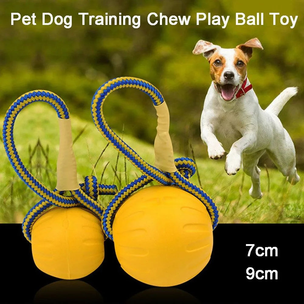 7/9cm Bola de borracha indestrutível, muito resistente e de alta qualidade para treinamento, adestramento e brincadeira com cães.