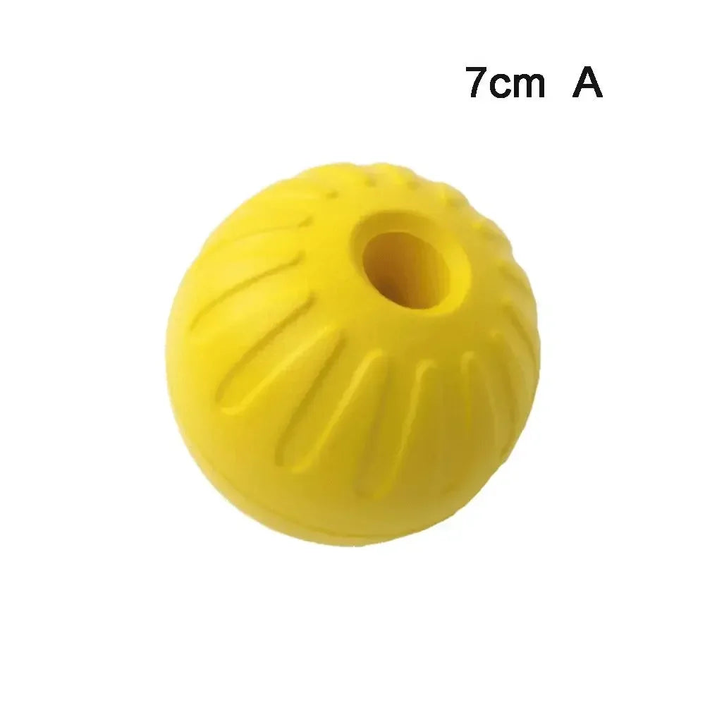 7/9cm Bola de borracha indestrutível, muito resistente e de alta qualidade para treinamento, adestramento e brincadeira com cães.