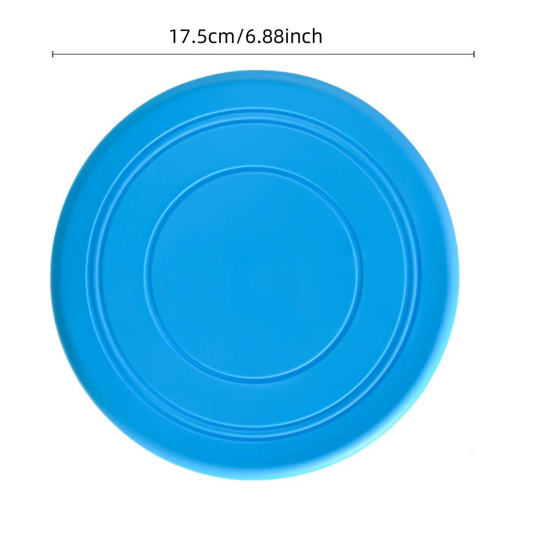 Frisbee para caes de estimação de silicone resistente  e durável